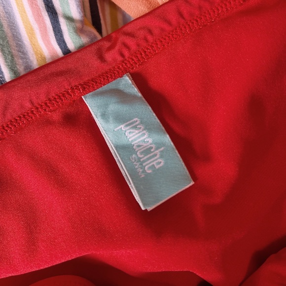 Panache Swim Red Marina Fold-Over Bikini Bottoms - Picture 5 of 6